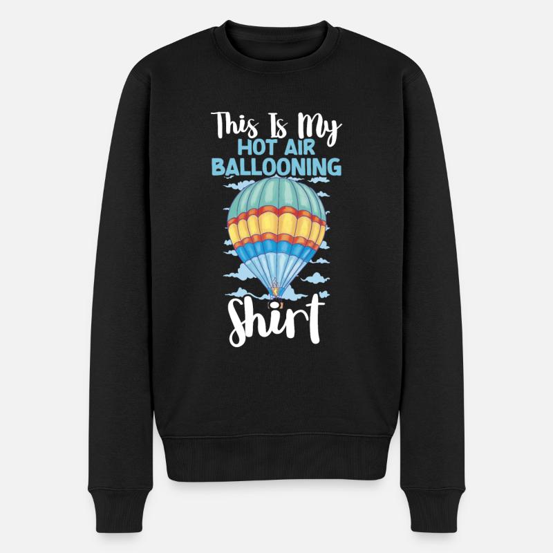 Montgolfière - Pull Premium bio Homme - noir