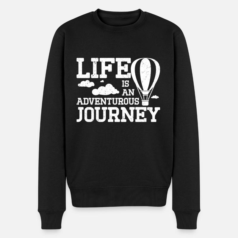 Montgolfière - Pull Premium bio Homme - noir