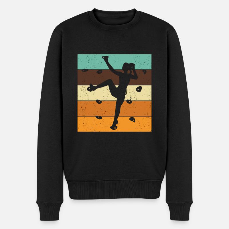 Escalade murale - Pull Premium bio Homme - noir