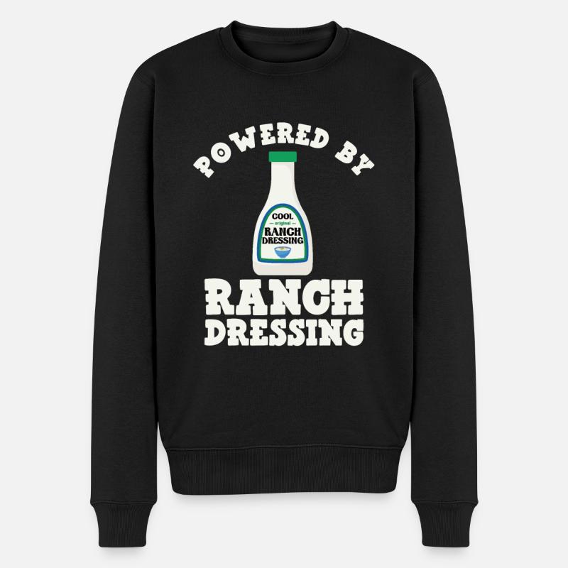 Ranch -Dressing -Ranch -Salatdressing - Männer Premium Bio Pullover - Schwarz