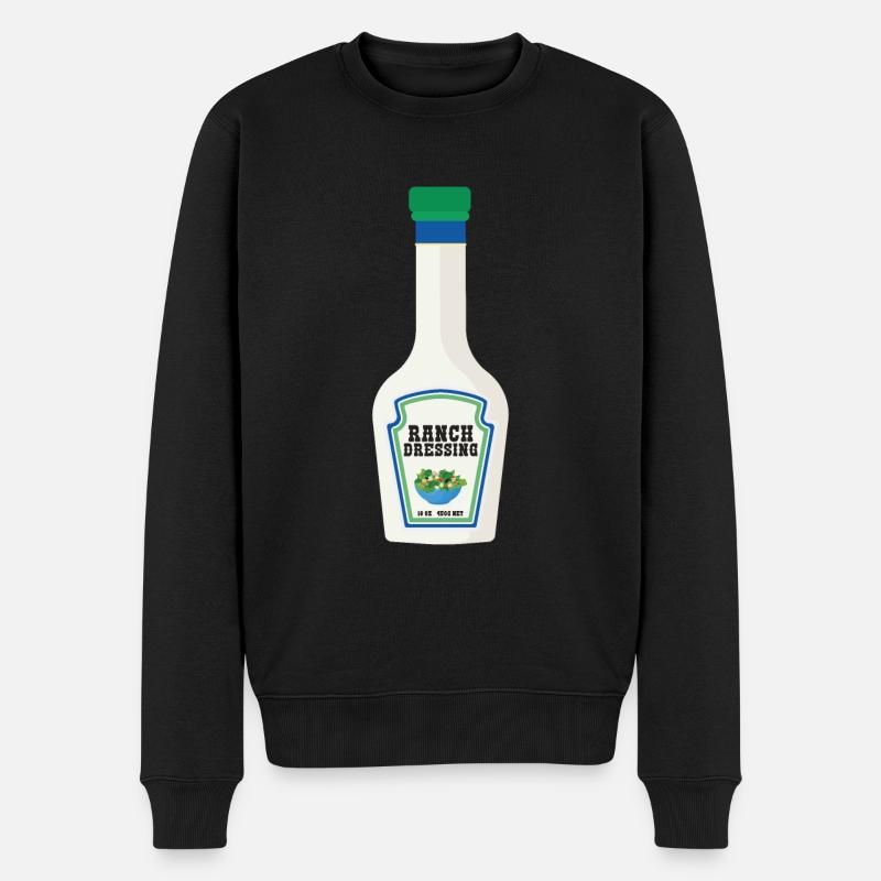 Ranch -Vinaigrette -Ranch -Vinaigrette - Pull Premium bio Homme - noir
