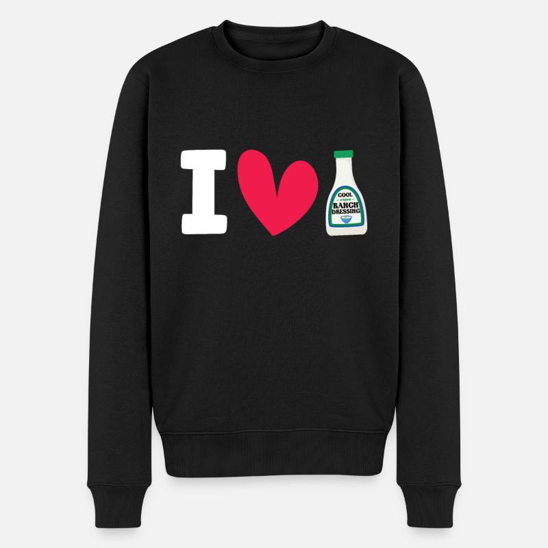Ranch -Vinaigrette -Ranch -Vinaigrette - Pull Premium bio Homme - noir