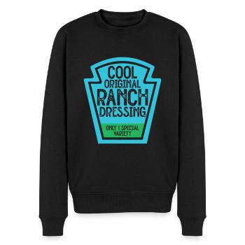 Ranch -Dressing -Ranch -Salatdressing - Männer Premium Bio Pullover - Schwarz - Vorne - Nico (187cm)