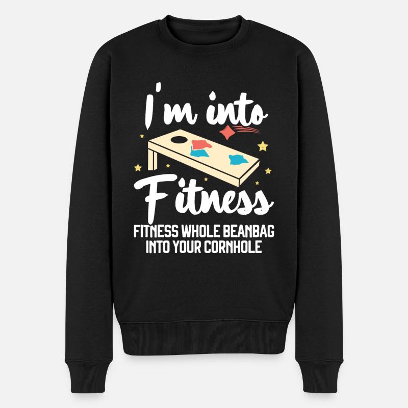 Cornhole - Men's Premium Organic Jumper - black