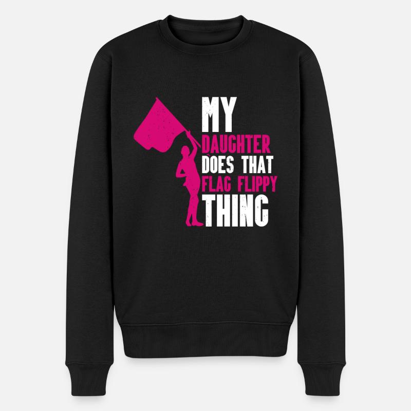 Farbschutz - Männer Premium Bio Pullover - Schwarz