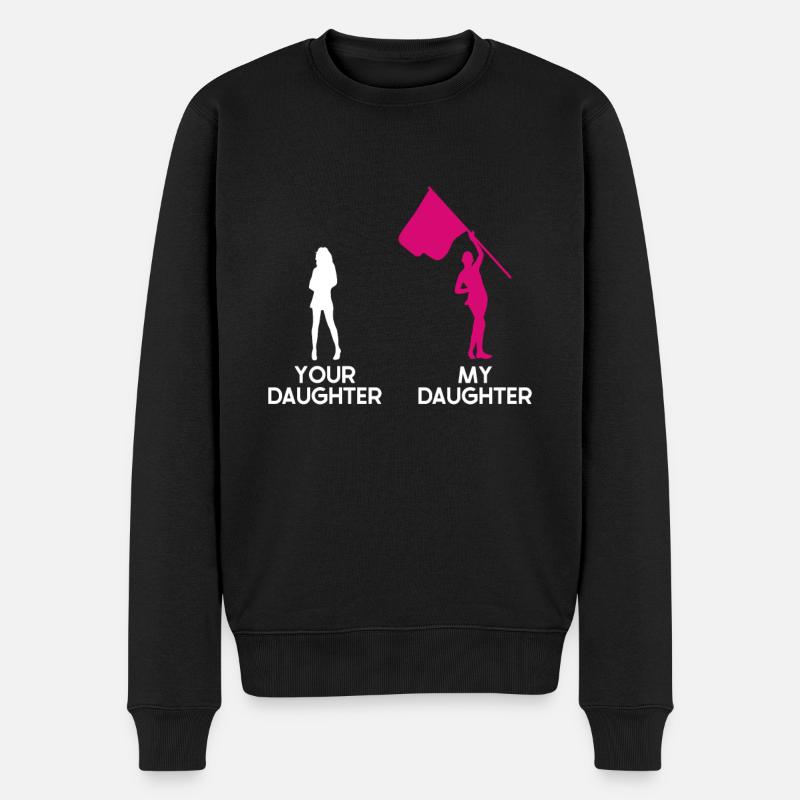 Farbschutz - Männer Premium Bio Pullover - Schwarz