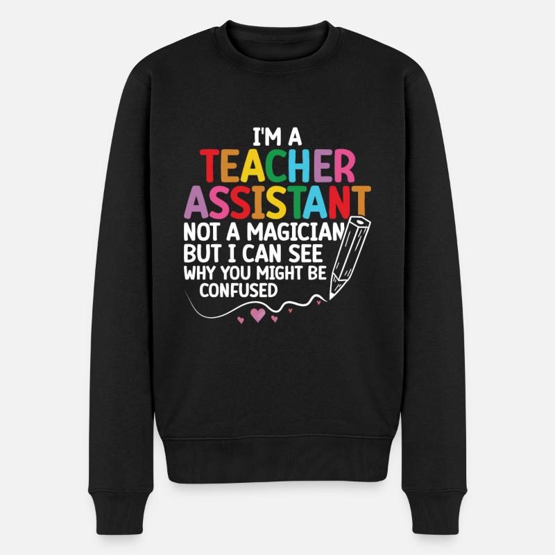 Enseignant -Assistant Directeur d’enseignement - Pull Premium bio Homme - noir
