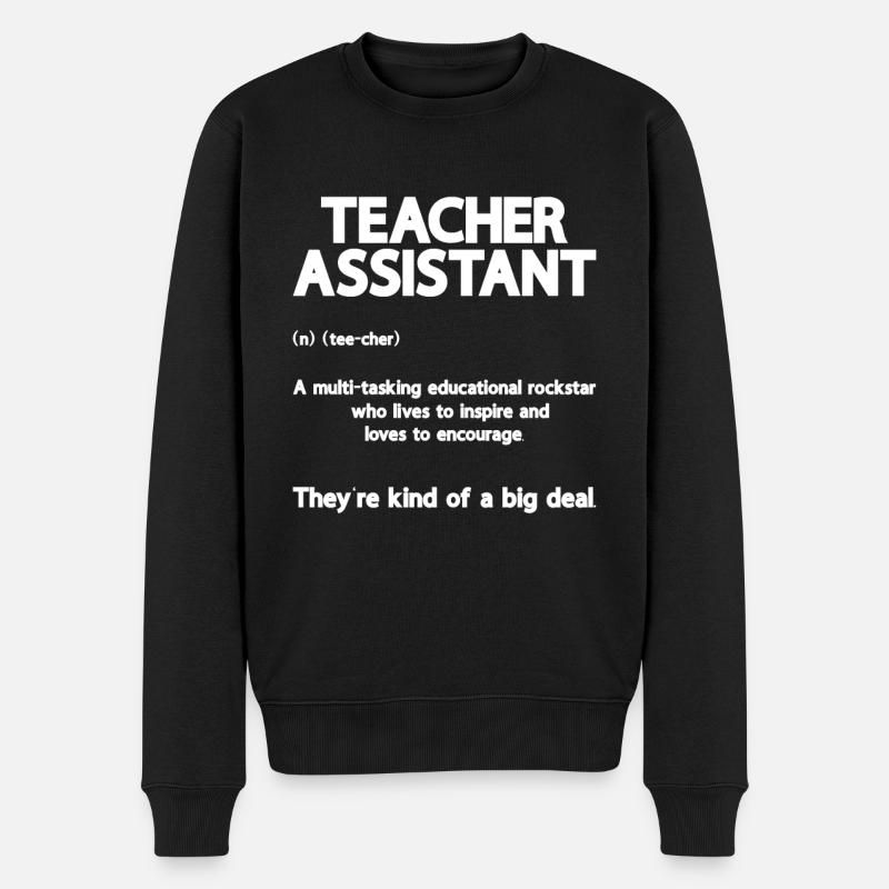 Enseignant -Assistant Directeur d’enseignement - Pull Premium bio Homme - noir