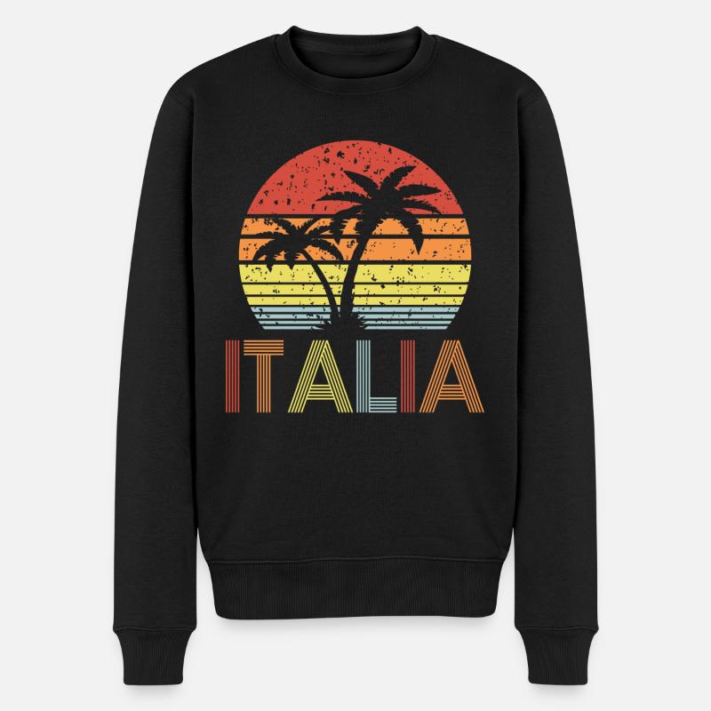 Italia - Pull Premium bio Homme - noir