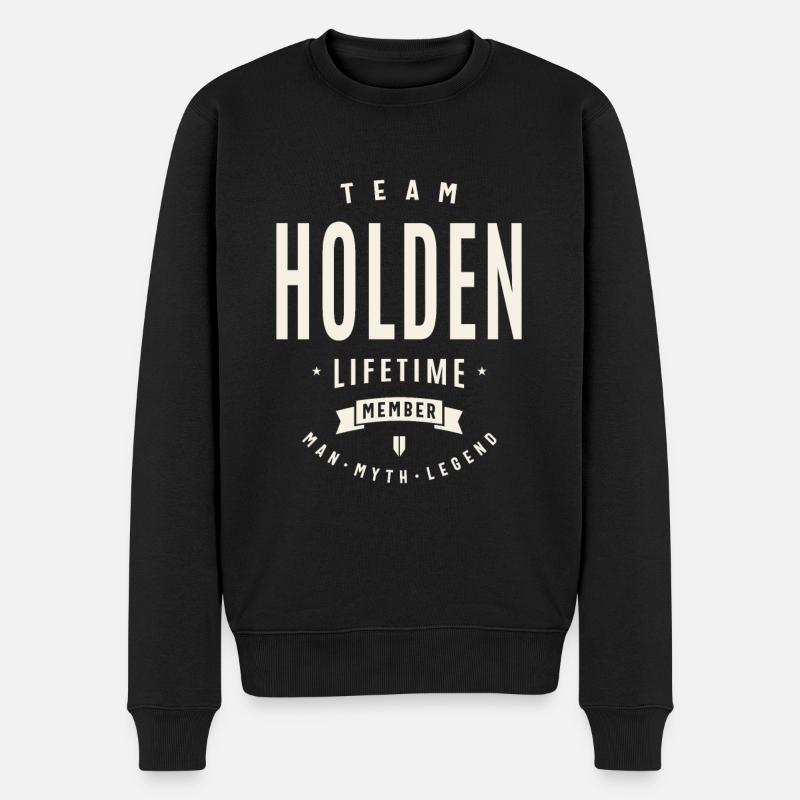 Team Holden lebenslanges Mitglied - Männer Premium Bio Pullover - Schwarz