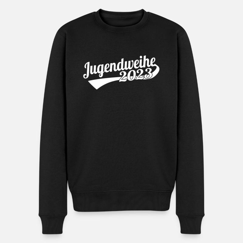 Jugendweihe 2023 - Männer Premium Bio Pullover - Schwarz