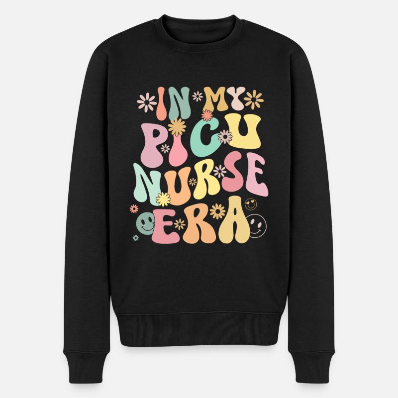 Infirmière pédiatrique Picu Peds - Pull Premium bio Homme - noir