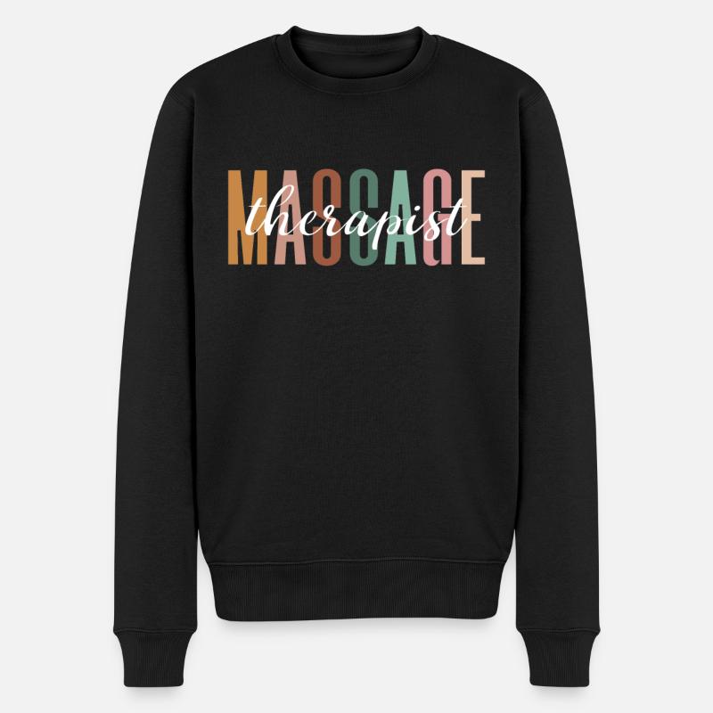 Massothérapeute Thérapie Masseuse Appréciation - Pull Premium bio Homme - noir