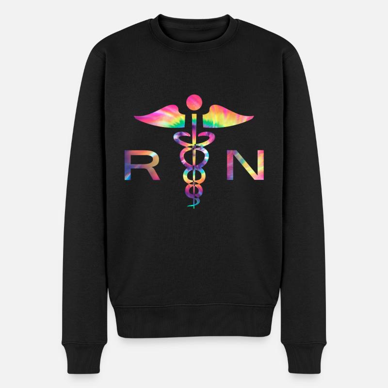 Infirmière autorisée Krankenschwester Nursing - Pull Premium bio Homme - noir