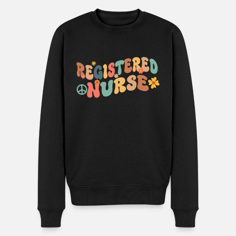 Infirmière autorisée Krankenschwester Nursing - Pull Premium bio Homme - noir