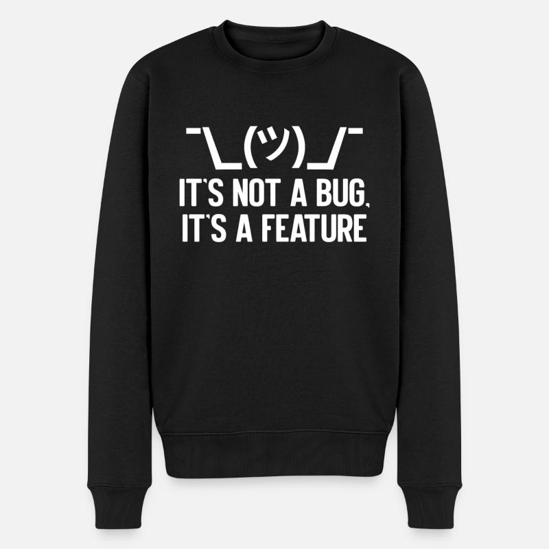 Software Developer, Computer Engineer, Nerd - Men's Premium Organic Jumper - black