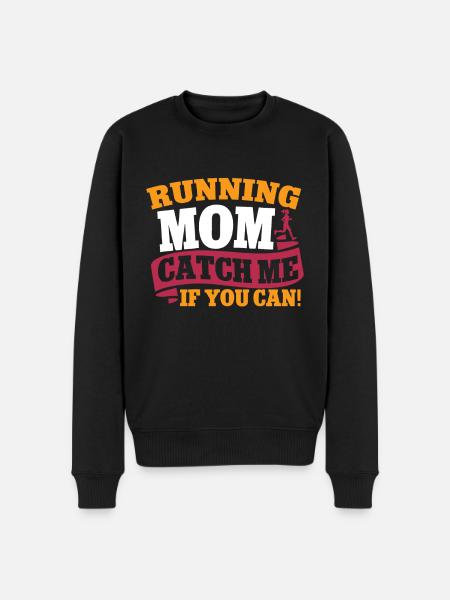 Running Mom Marathon Runner Jogging - Pull Premium bio Homme - noir