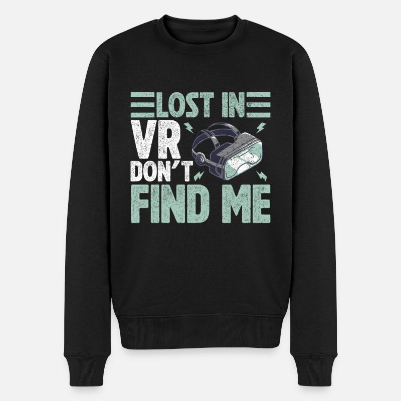 Réalité virtuelle VR Gamer Funnz - Pull Premium bio Homme - noir