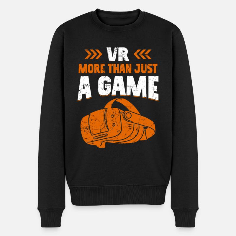 Réalité virtuelle VR Gamer Funnz - Pull Premium bio Homme - noir