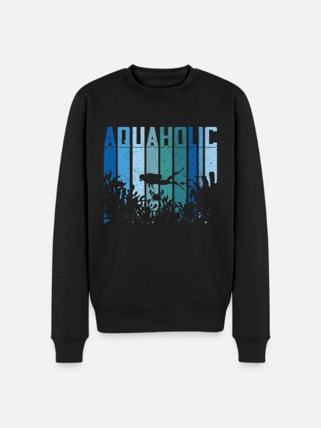 Diving Diver Ocean Lovers - Men's Premium Organic Jumper - black
