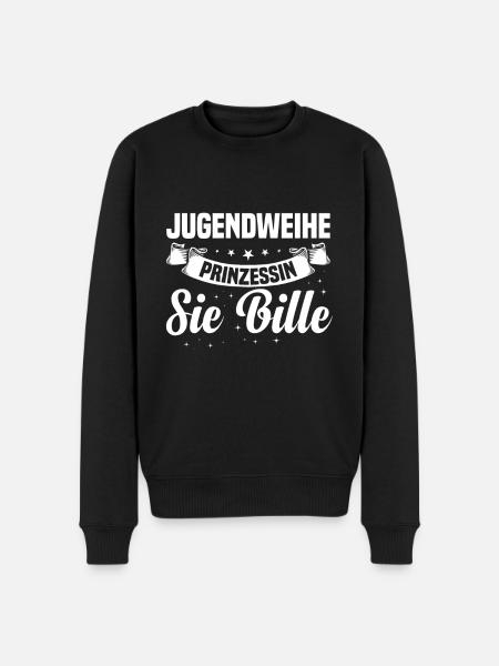 Jugendliche Jugendweihe Feier - Männer Premium Bio Pullover - Schwarz