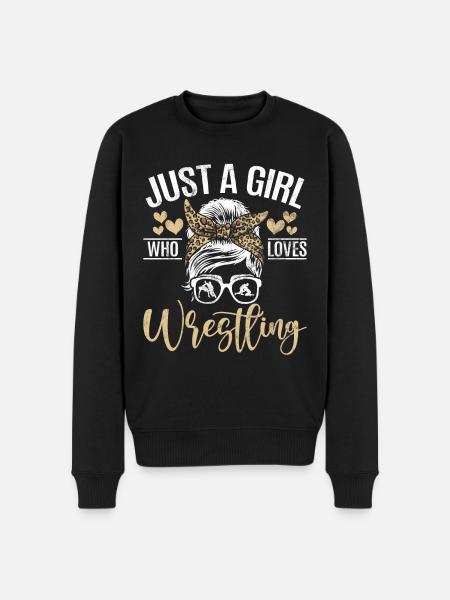 Lutteuse Fille Grappling Lutteuse Femmes - Pull Premium bio Homme - noir