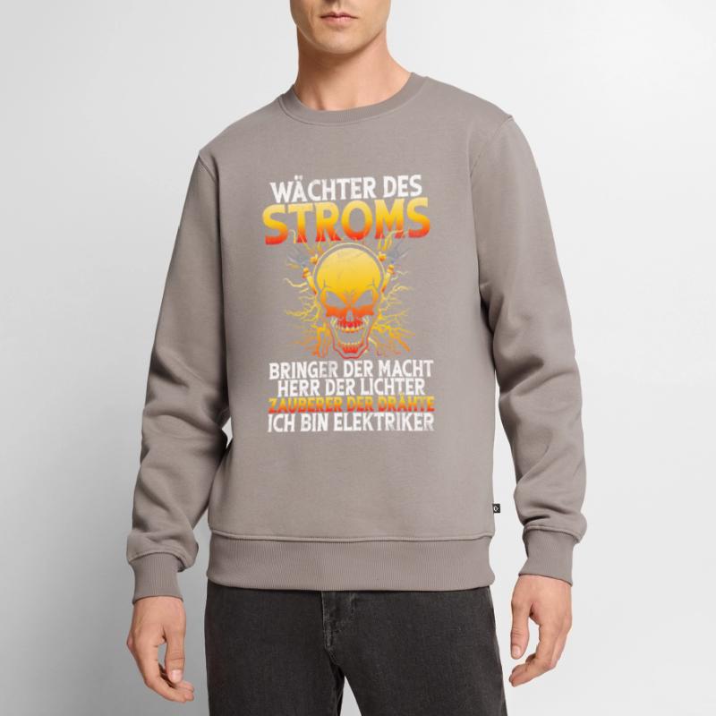 Electronics Technician Electrics Profession Volt Electrical Engineering Men's Premium Organic Jumper