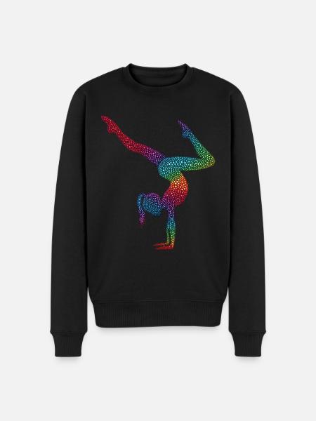 Gymnastique Gymnaste Gymnaste acrobatique - Pull Premium bio Homme - noir