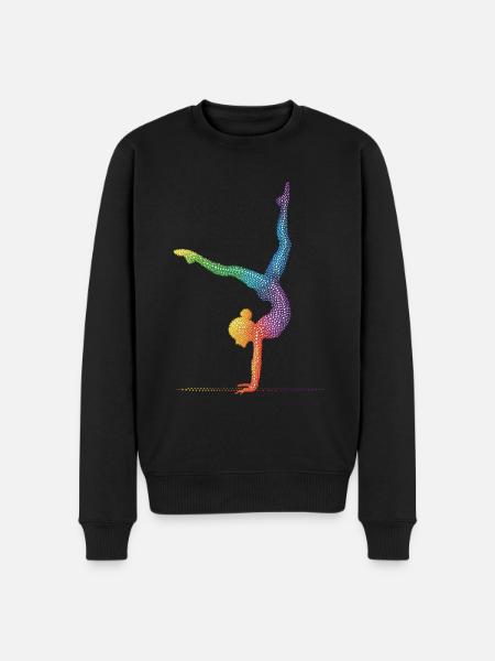 Gymnastique Gymnaste Gymnaste acrobatique - Pull Premium bio Homme - noir