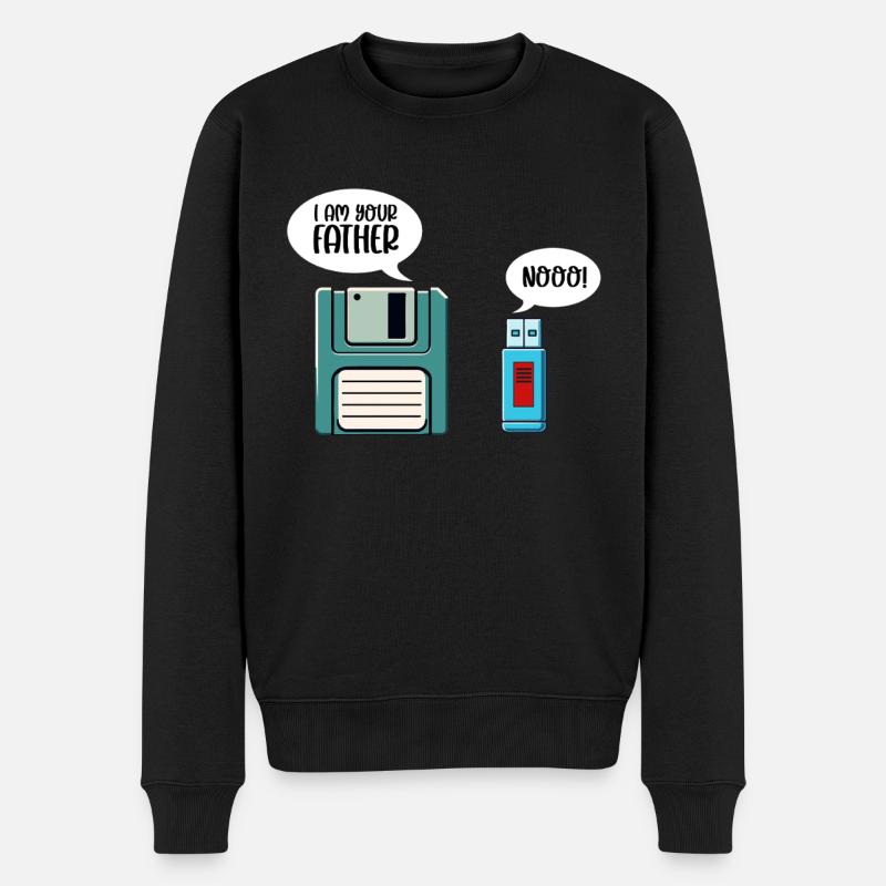 Programmierer Computercodierungssoftwareentwickler - Männer Premium Bio Pullover - Schwarz