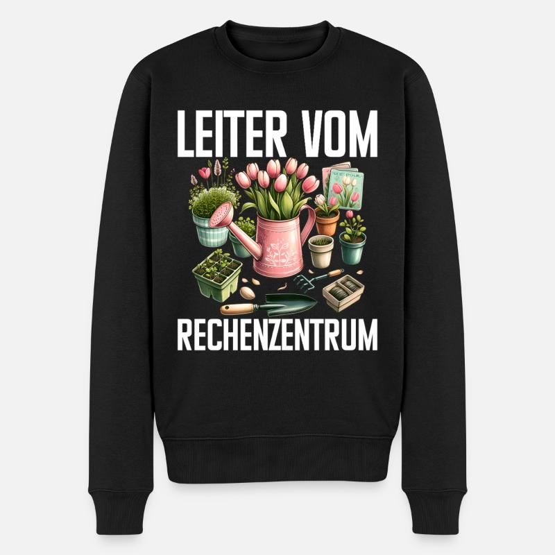 Gärtner Pflanzen Gartenarbeit Gartenbau - Männer Premium Bio Pullover - Schwarz
