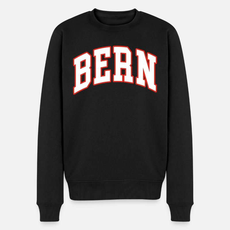 Bern - Pull Premium bio Homme - noir