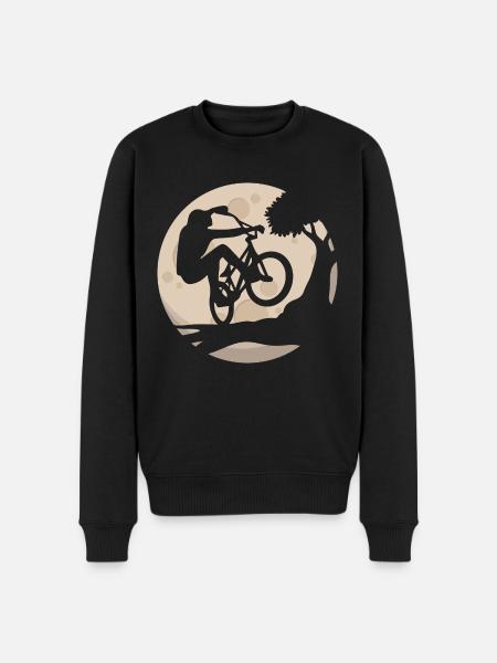 VTT au clair de lune - Pull Premium bio Homme - noir