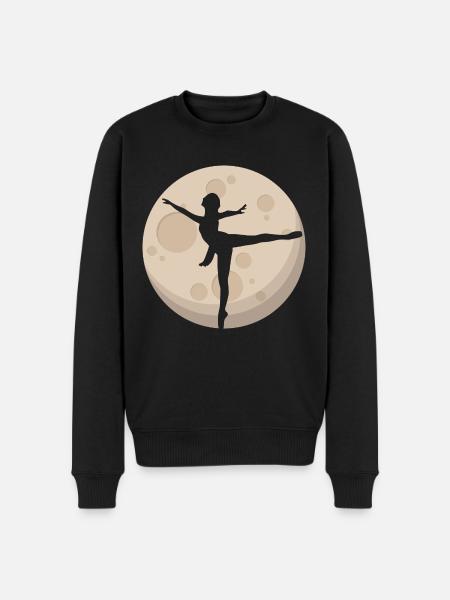 Dancer in the moonlight - Men's Premium Organic Jumper - black