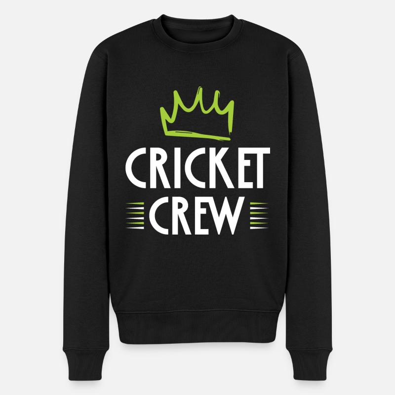 Équipe de cricket - Pull Premium bio Homme - noir