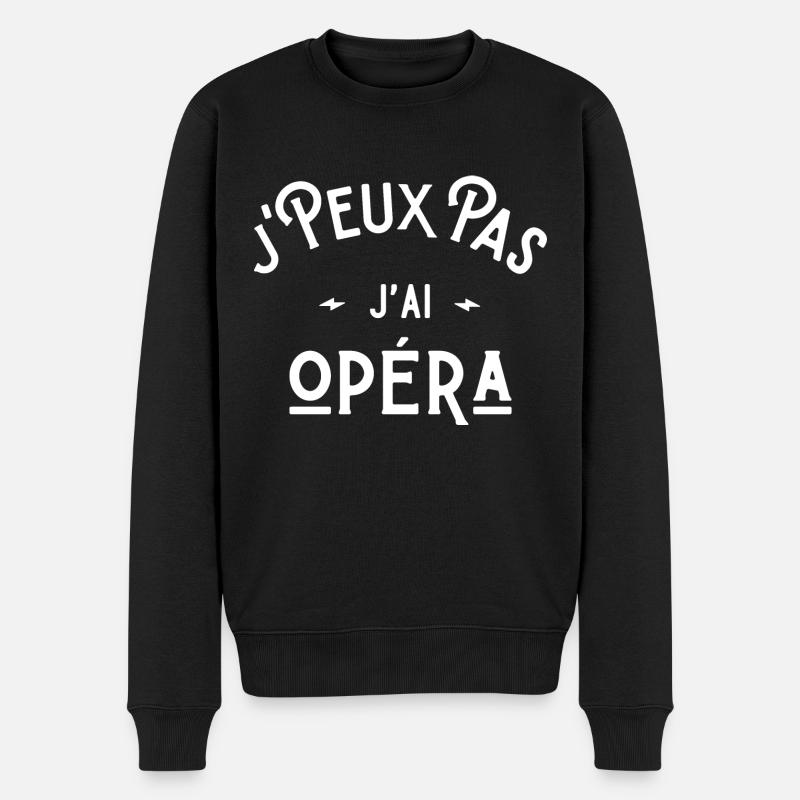 je peux pas j'ai opéra idée cadeau humour - Pull Premium bio Homme - noir