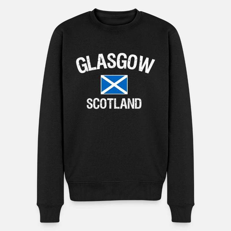 Écosse Glasgow - Pull Premium bio Homme - noir