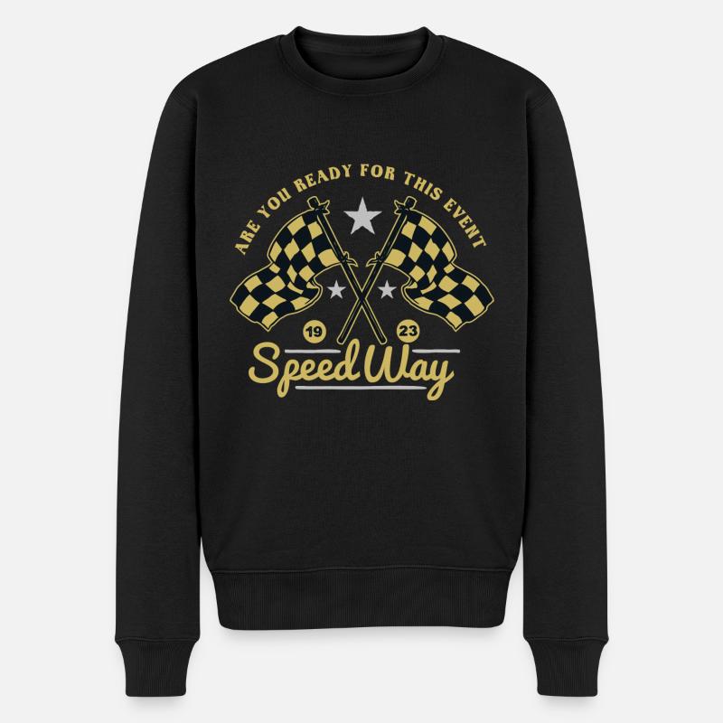 Speedway - Pull Premium bio Homme - noir