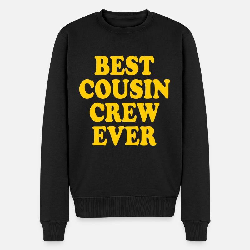 Best cousin crew ever - Pull Premium bio Homme - noir