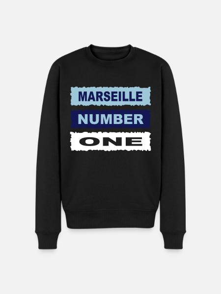 Marseilles - Men's Premium Organic Jumper - black