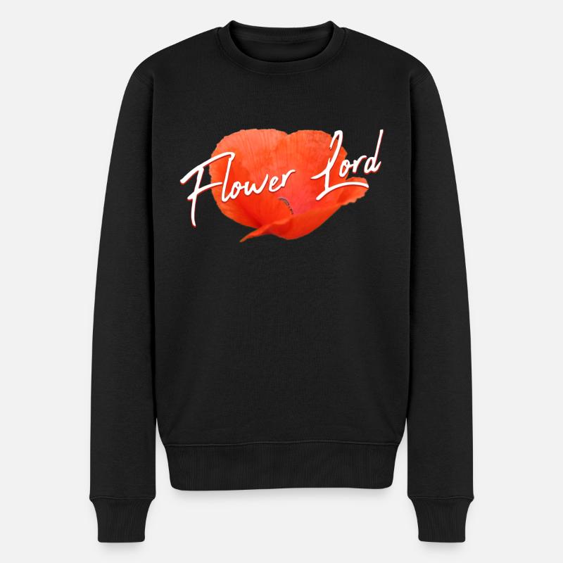Coquelicot Coquelicot Fleuriste - Pull Premium bio Homme - noir