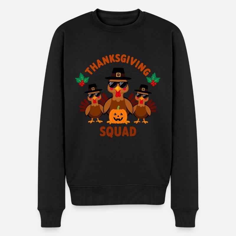 Erntedank Trupp - Männer Premium Bio Pullover - Schwarz