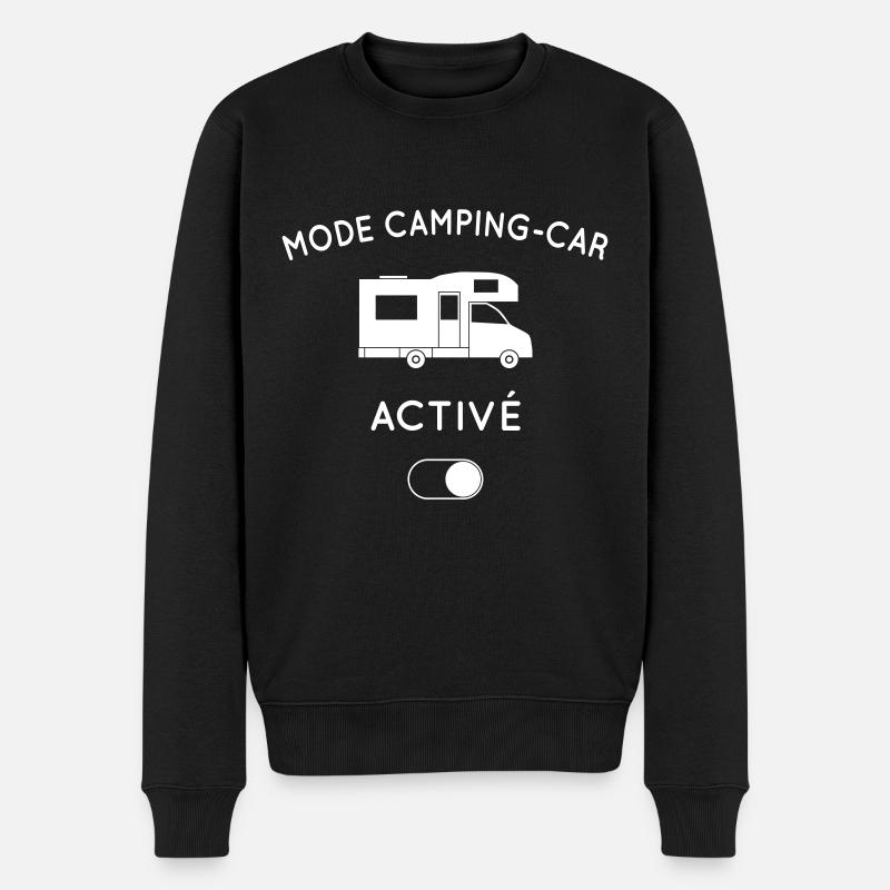 Humour - Mode camping-car activé - Pull Premium bio Homme - noir
