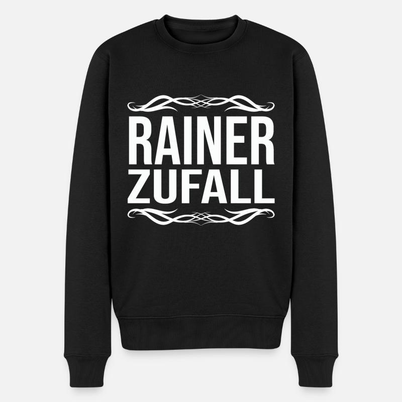 Rainer - Männer Premium Bio Pullover - Schwarz
