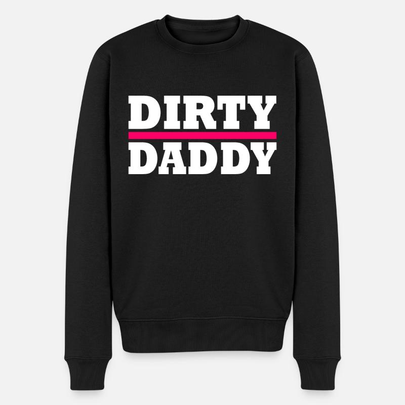 Dirty daddy - Pull Premium bio Homme - noir