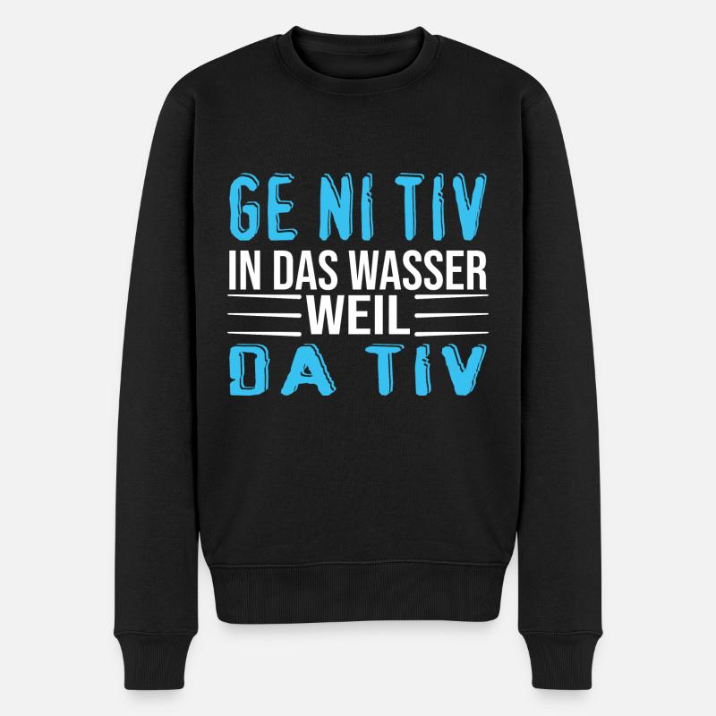 Deutschlehrer - Männer Premium Bio Pullover - Schwarz