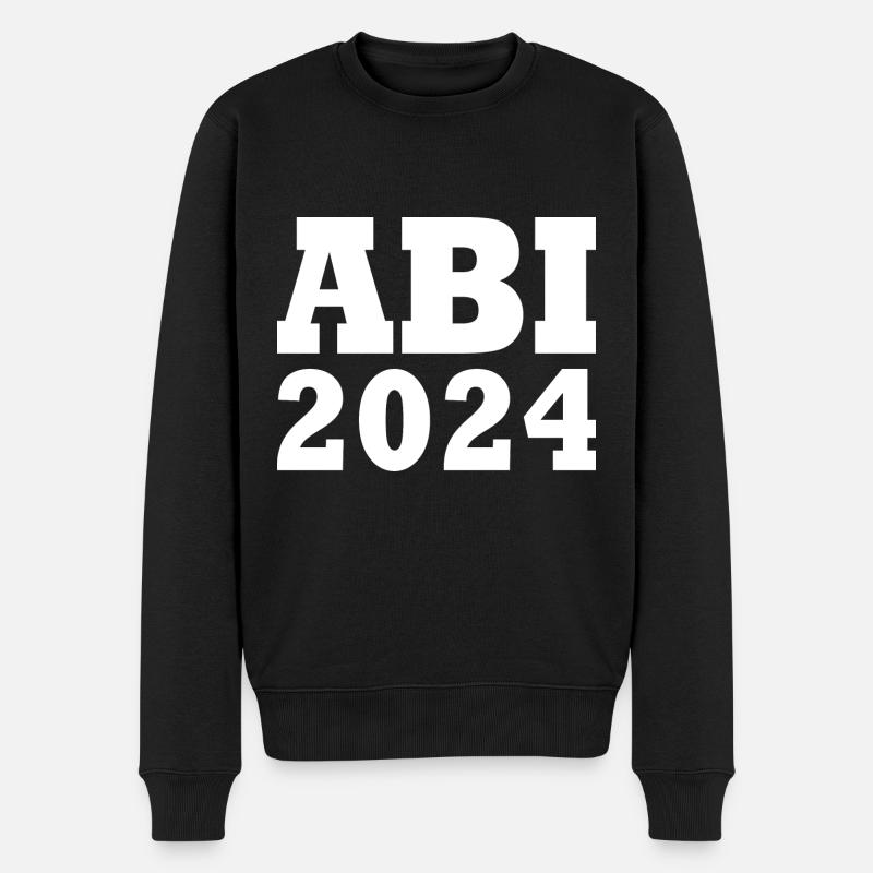 Abi 2024 - Männer Premium Bio Pullover - Schwarz