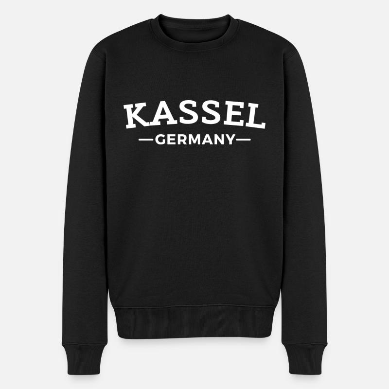 Kassel Meine Stadt Geschenkidee - Männer Premium Bio Pullover - Schwarz
