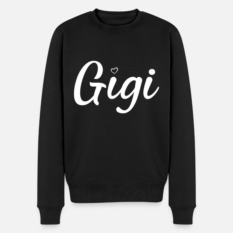 gigi - Pull Premium bio Homme - noir