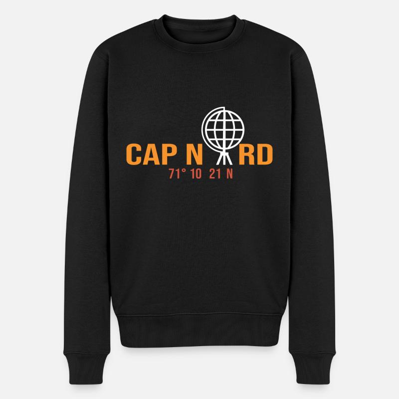 Cap Nord North Cape Nordkapp - Pull Premium bio Homme - noir